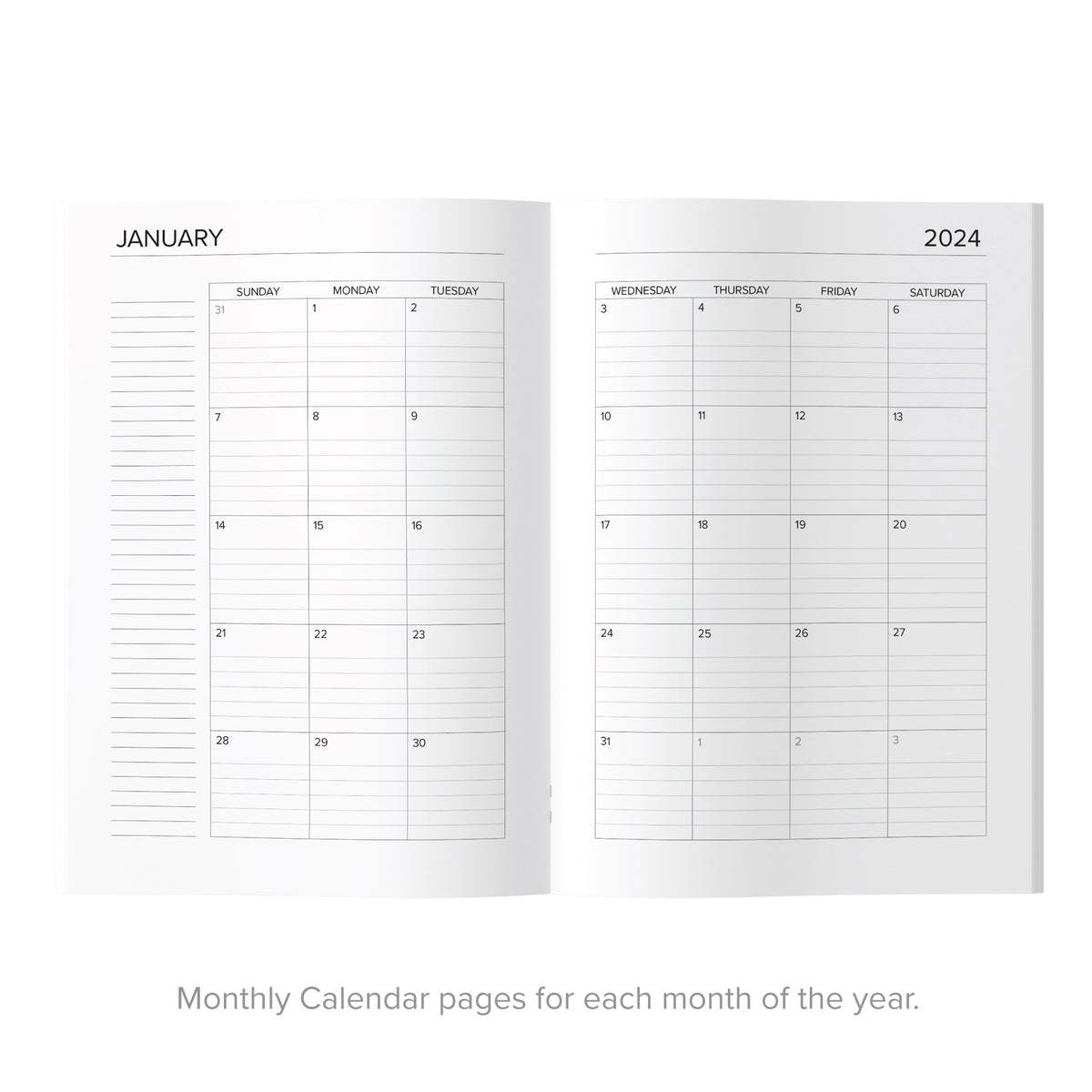 Pocket 2024 Weekly Planner Inserts