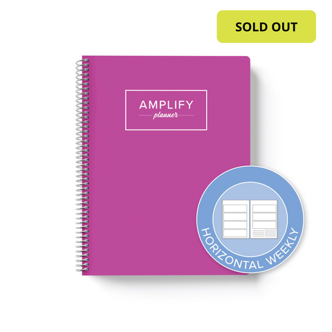 Vivid Magenta Yearly Planner | July 2024-June 2025