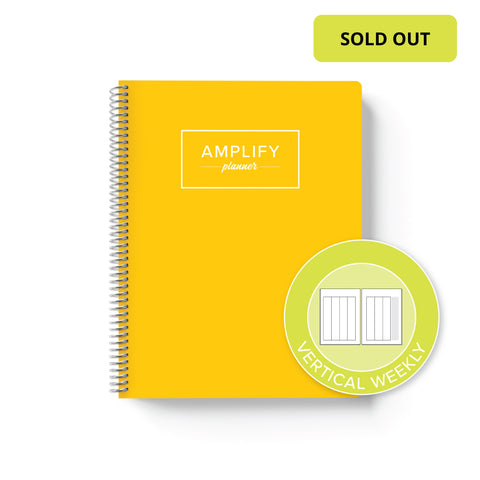 Joyful Yellow Yearly Planner January-December 2024