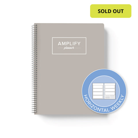 Dream Grey Yearly Planner January-December 2024