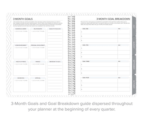 Chartreuse Groove Yearly Planner | July 2024-June 2025