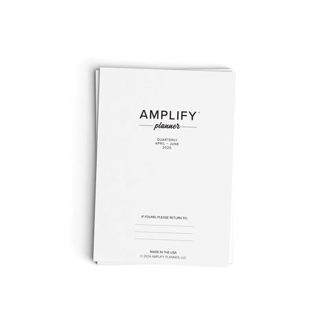 printable quarterly amplify planner april-june 2025