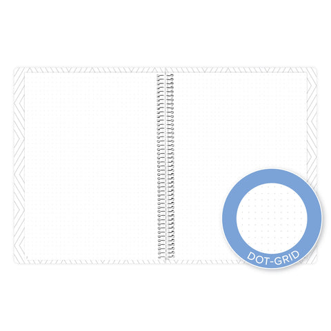 amplify planner spiral notebook dot grid