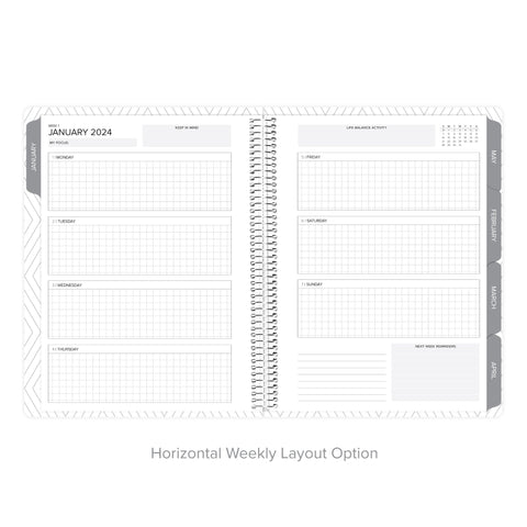 Nurture Green Yearly Planner January-December 2024