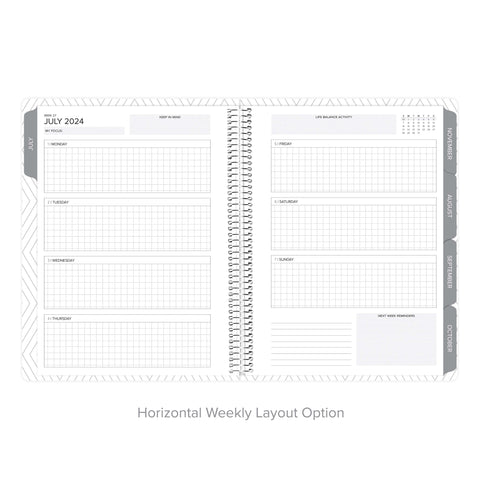 Teal Horizon Yearly Planner | July 2024-June 2025