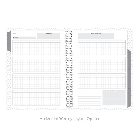 Peaceful Mauve Undated Planner - Quarterly