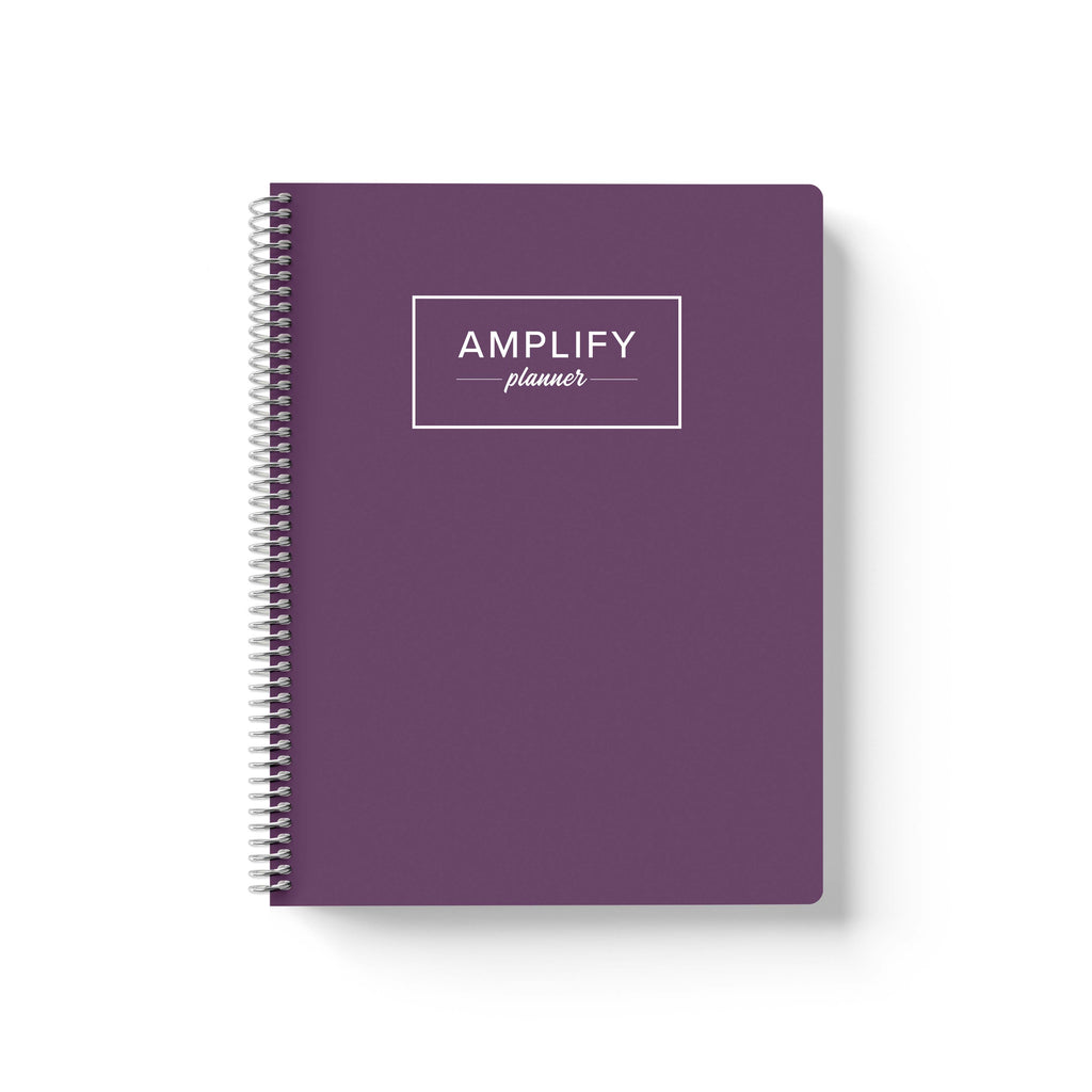 majestic purple undated quarterly amplify planner