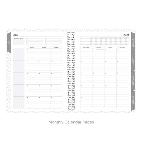 Teal Horizon Yearly Planner | July 2024-June 2025