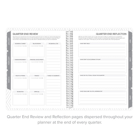 Peaceful Mauve Yearly Planner January-December 2024