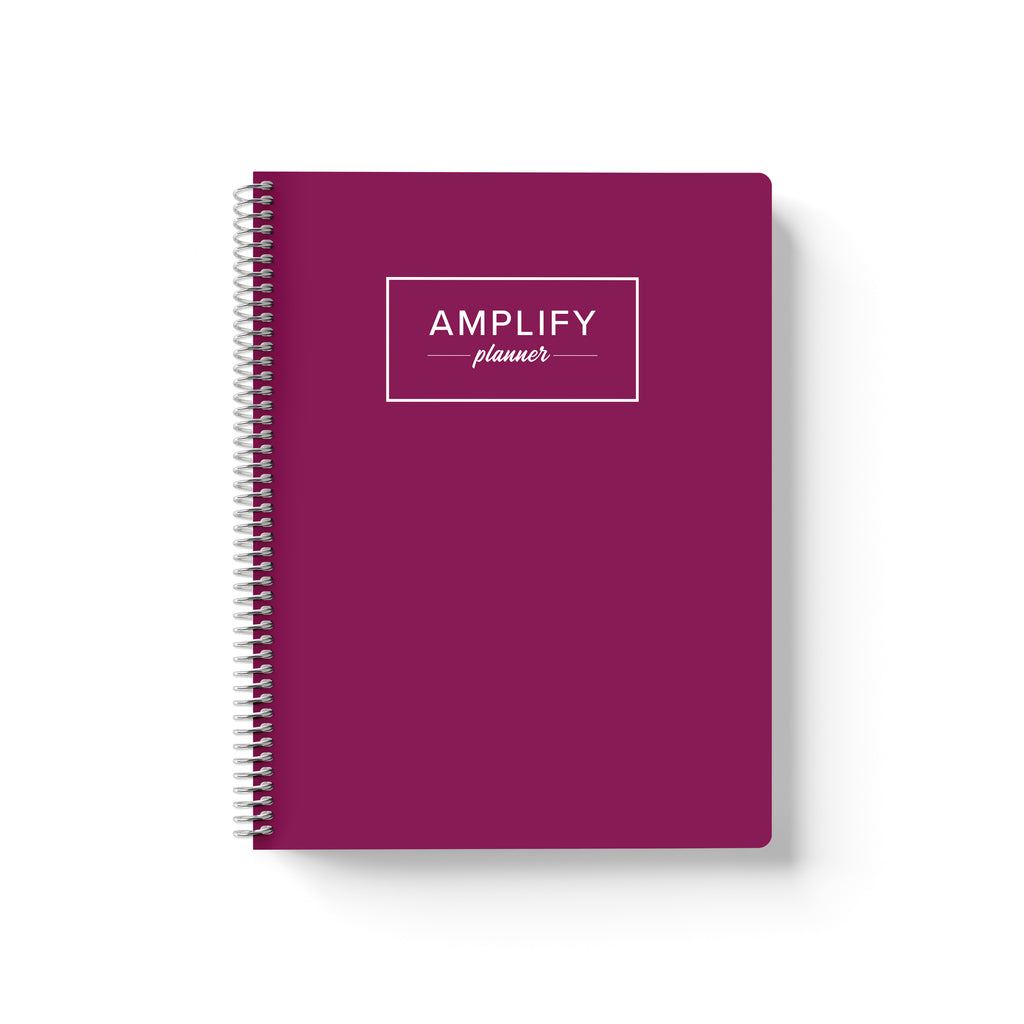 radiant berry yearly amplify planner