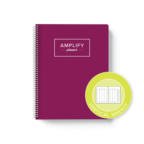 lavender dream yearly horizontal weekly amplify planner yearly vertical weekly amplify planner