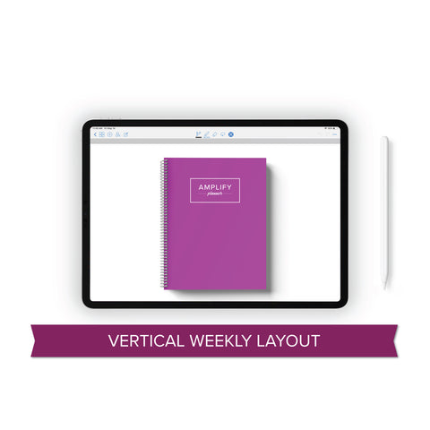 Violet Undated Digital Planner